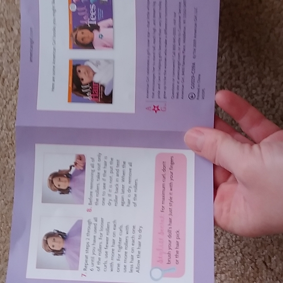 American Girl Curling Hair Set NWOT - Picture 8 of 13